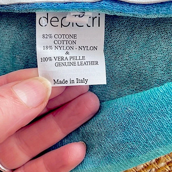 HP🥂♥️LEATHER , ONE OF A KIND , Italian Couture💜Valentina DePeitri 💗pure ART⭐️ - Picture 7 of 16